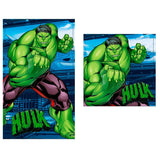 Pack De 12 Unidades - Set 2 Toallas Baño Hulk Marvel Algodon