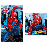 Pack De 12 Unidades - Set 2 Toallas Baño Spiderman Marvel Algodon