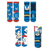 Pack De 12 Unidades - Set 3 Calcetines Sonic The Hedgehog