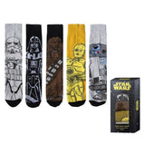 Pack De 12 Unidades - Set 5 Pares Calcetines Star Wars Adulto