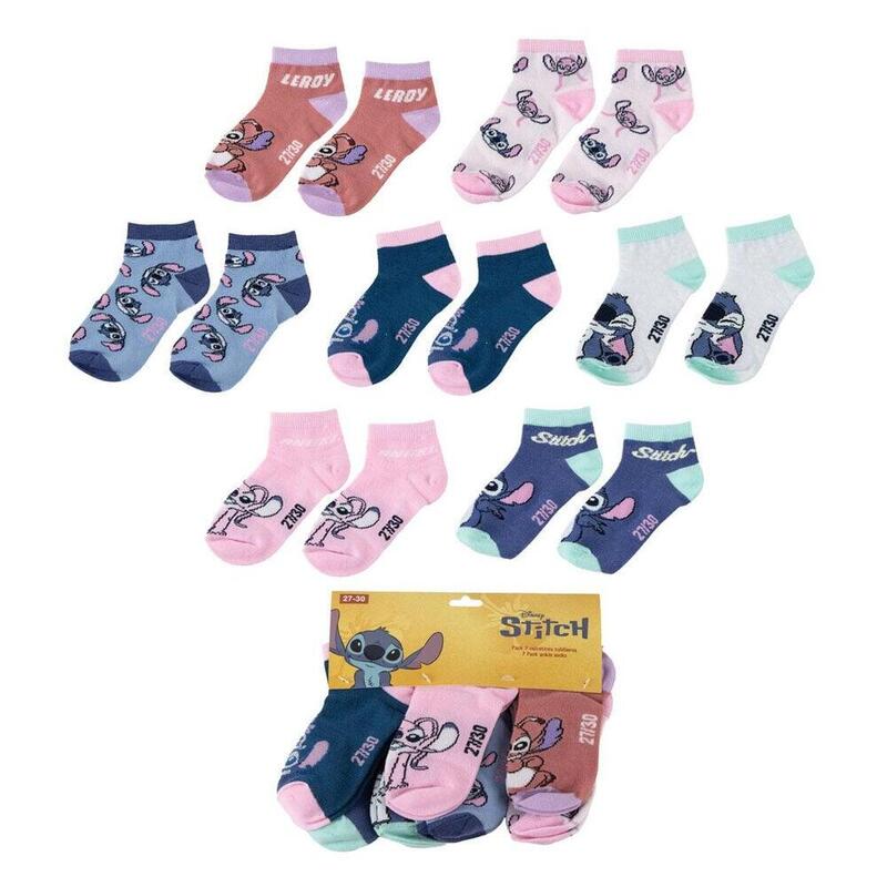 Pack De 12 Unidades - Set Calcetines Stitch Y Angel Stitch Disney