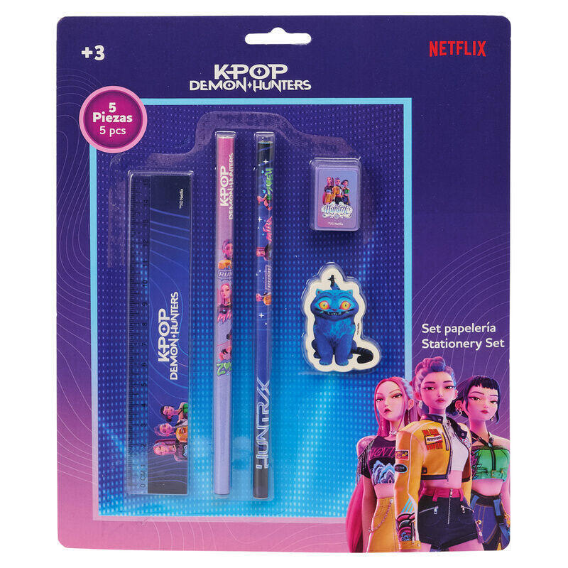 Pack De 12 Unidades - Set Escritura Stationery Kpop Demon Hunters