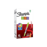 Pack De 12 Unidades Sharpie Marcador Permanente Fine F C/Surtidos Lima/Naranja/Boysenberry