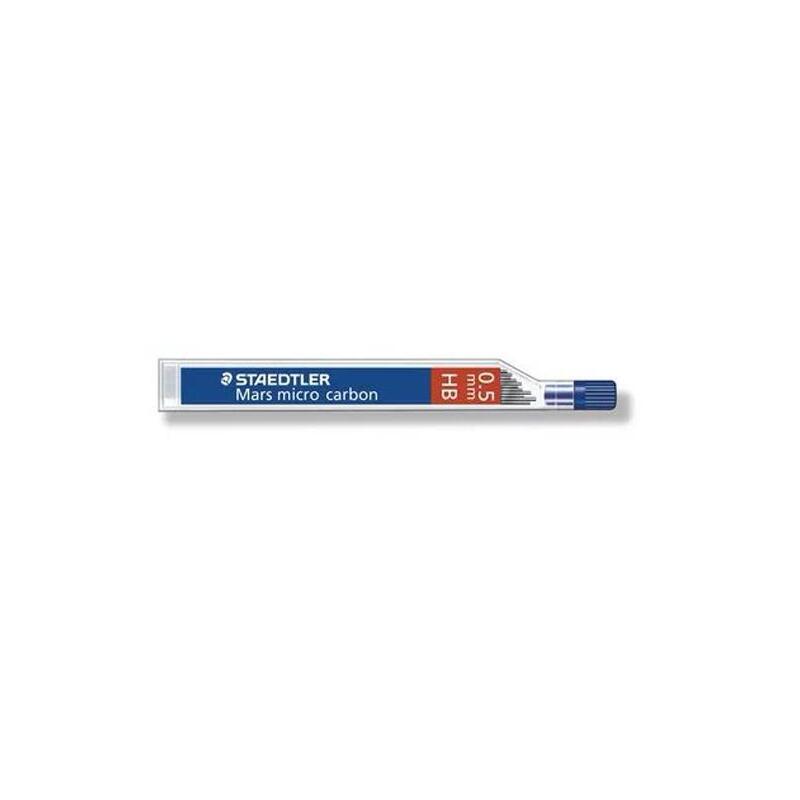 Pack De 12 Unidades Staedtler Estuche De 12 Minas  Mars Carbon 250 0.5mm 2h
