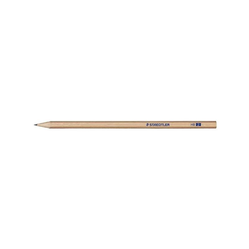 Pack De 12 Unidades Staedtler Noris Natural 130 Lapiz De Grafito Hexagonal Hb - Madera Certificada Fsc - Cuerpo De