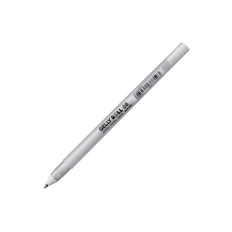 Pack De 12 Unidades Talens Sakura Bolígrafo Gelly Roll Basic 08 Blanco