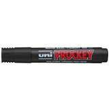 Pack De 12 Unidades Uni-Ball Pm-122 Marcador De Tinta Pigmentada - Punta De Bala 1.2-1.8mm - Ideal Para Pizarras De