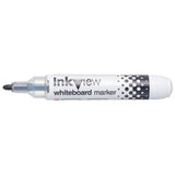 Pack De 12 Unidades Uni-Ball Pwb-202 Inkview Marcador De Pizarra Blanca - Punta Conica 1.8-2.2mm - Zona Transparente