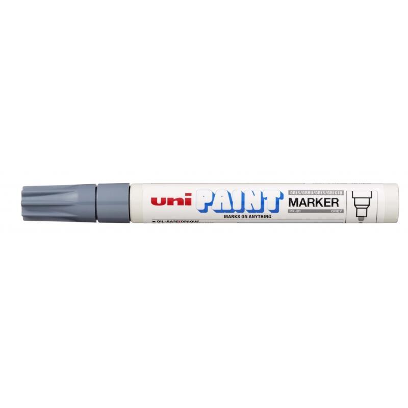 Pack De 12 Unidades Uni-Ball Px-20 Paint Marker - Marcador De Pintura - Punta Acrilica De Bala 2.2-2.8mm - Permanente
