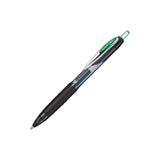Pack De 12 Unidades Uniball Bolígrafo Roller Signo Umn-207e Retráctil 0.7 Tinta De Gel Verde