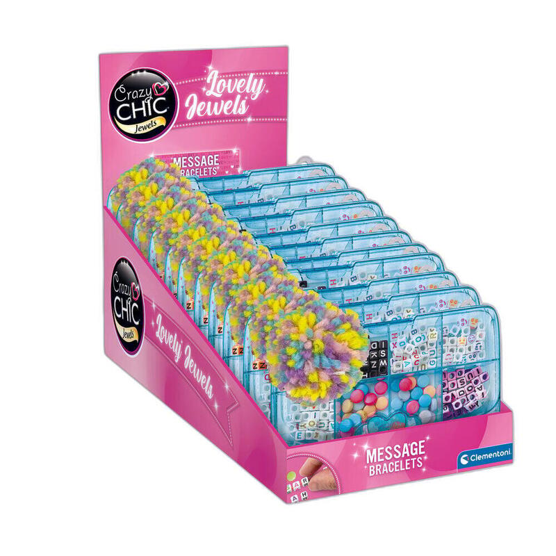 Pack De 14 Unidades - Set Pulseras Mensaje Amistad Blue Crazy Chic