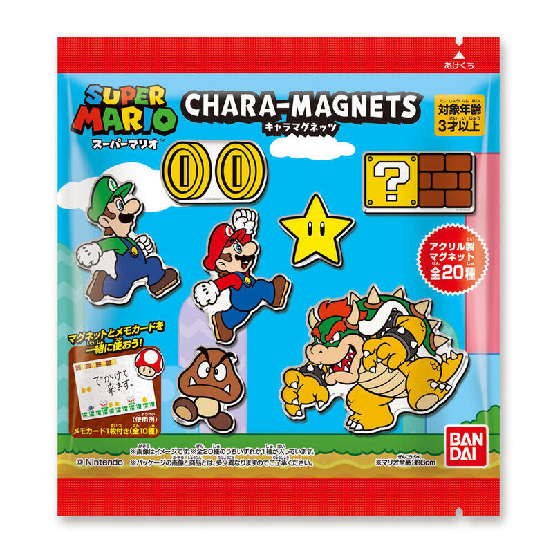 Pack De 14 Unidades - Sobre Sorpresa Iman Chara Super Mario Bros 6cm Surtido