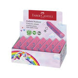 Pack De 15 Unidades Faber-Castell Unicornio Goma De Borrar Sin Pvc - Forma Triangular Ergonomica - Sin Residuos -