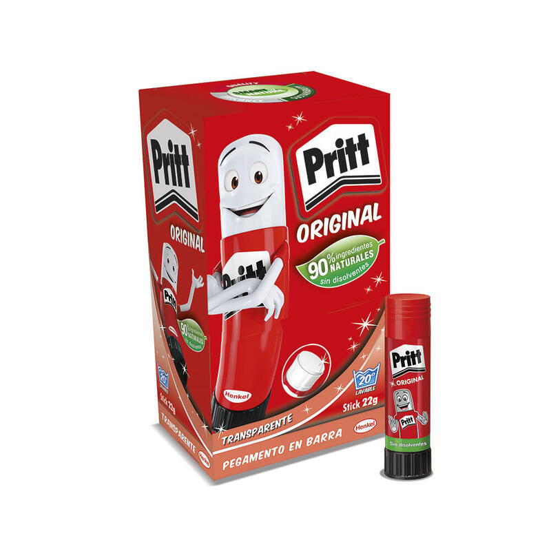 Pack De 15 Unidades - Pritt Stick Barra De Pegamento Transparente 22g 1584625