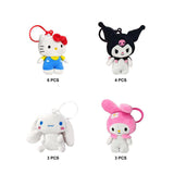 Pack De 16 Unidades - Llavero Peluche Hello Kitty And Friends Surtido
