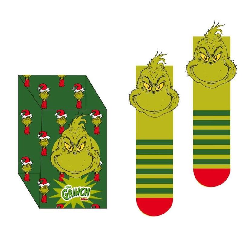 Pack De 18 Unidades - Calcetines Antideslizantes Grinch