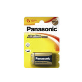 Pack De 18 Unidades - Pila Alkalina Panasonic Bronze 6lr61 9v (Blister 1 Unid.) 26,5x17,5x48,5mm