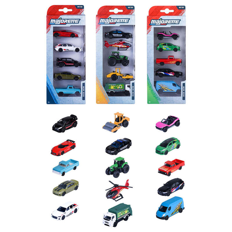 Pack De 18 Unidades - Set  Coches Street Cars Surtido