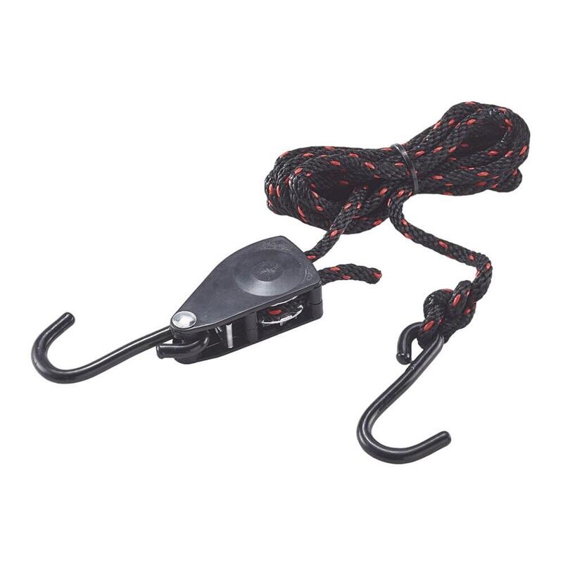 Pack De 2 Unidades - 2 Ganchos De Amarre Con Carraca, Ø6 Mm X 2,5 M, Blister