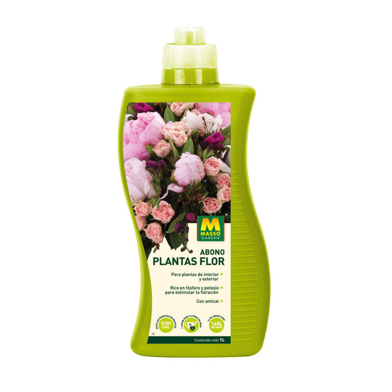 Pack De 2 Unidades - Abono Para Plantas De Flor 1 L. 234102 Massó