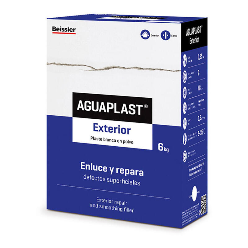 Pack De 2 Unidades - Aguaplast En Polvo Para Exteriores Estuche 6kg 70034-002