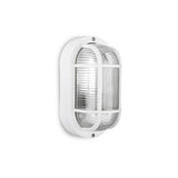 Pack De 2 Unidades - Aplique Oval Modelo Tarragona Ip54 1 X E27 40 W 11,4 X 20,2 X 10 Cm, Blanco