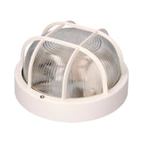 Pack De 2 Unidades - Aplique Redondo Modelo Tarragona Ip54 1 X E27 40 W Ø18,5 X 10,4 Cm, Blanco