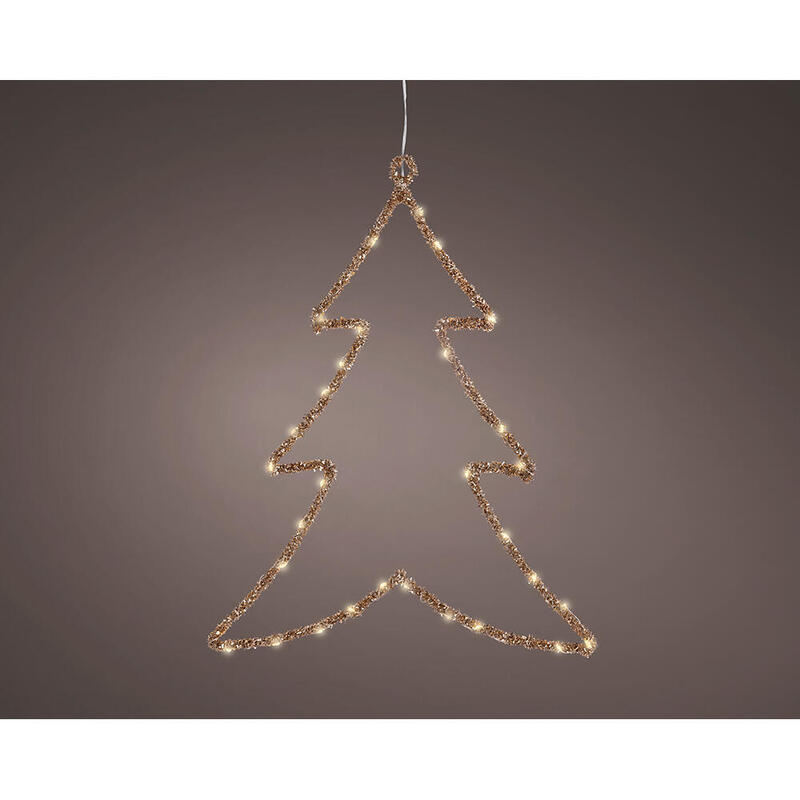 Pack De 2 Unidades - Árbol Luz Led Decorativa Interior 34 X 46 Cm