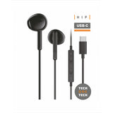 Pack De 2 Unidades - Auriculares Hip Con Usb-C Negros