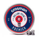 Pack De 2 Unidades - Balines Hollow Point Calibre 4,5 Mm (.177), 0,49 G (7,6 Gr), 500 Uds