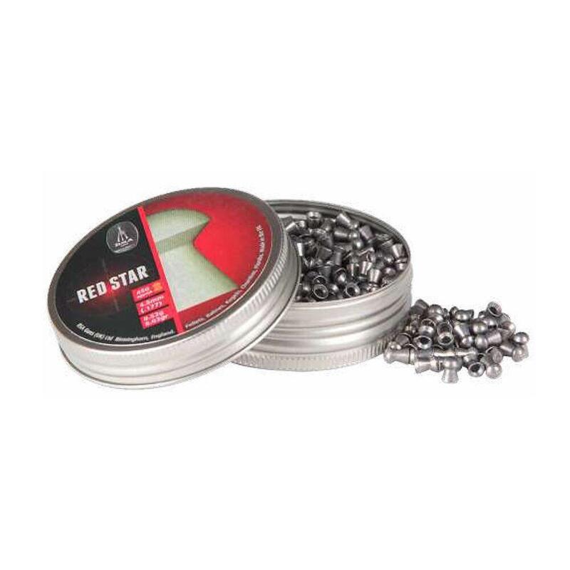 Pack De 2 Unidades - Balines Red Star Calibre 4,5 Mm (.177) 0,52 G (8,02 Gr) 450 Uds