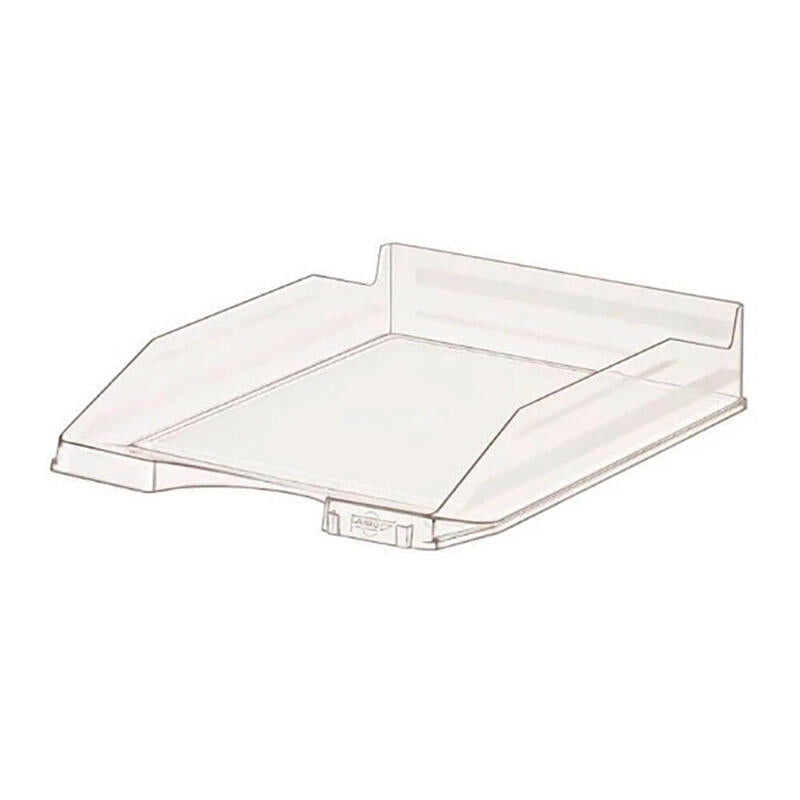 Pack De 2 Unidades - Bandeja Sobremesa Faibo 93 Cristal Apilable 350x250x65mm