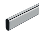 Pack De 2 Unidades - Barra Armario Ovalada Cromada 100cm Cintacor - Storplanet