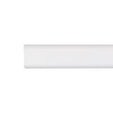 Pack De 2 Unidades - Barra Armario Ovalada Metal Blanco 100cm Cintacor - Storplanet