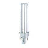 Pack De 2 Unidades - Bombilla Bajo Consumo 13 W 2-Pins Pl-C G24d-1 6500 K 870 Lm Luz Fria 136 X 35 Mm