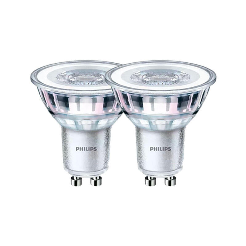 Pack De 2 Unidades - Bombilla Gu10 Led 4,6 W 355 Lm 2700 K Luz Calida, 2 Uds
