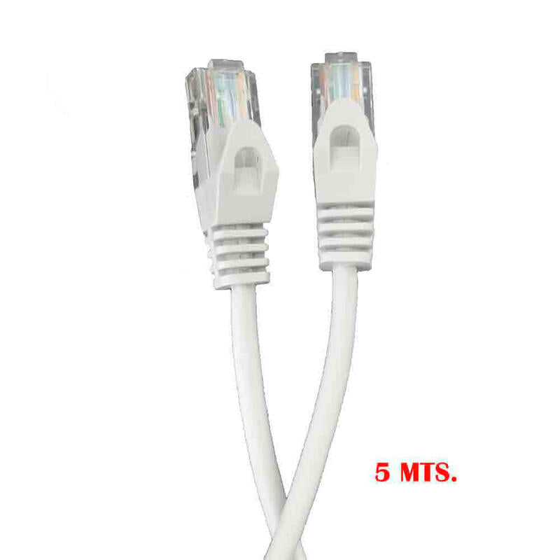 Pack De 2 Unidades - Cable Utp Cat.5e Latiguillo Rj45 "Outex" 5 M