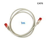 Pack De 2 Unidades - Cable Utp Cat.6 Latiguillo Rj45 Cobre Lszh Gris 1 M