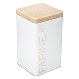 Pack De 2 Unidades - Caja Metalica Para Harina 1kg Modelo Scandi Nature