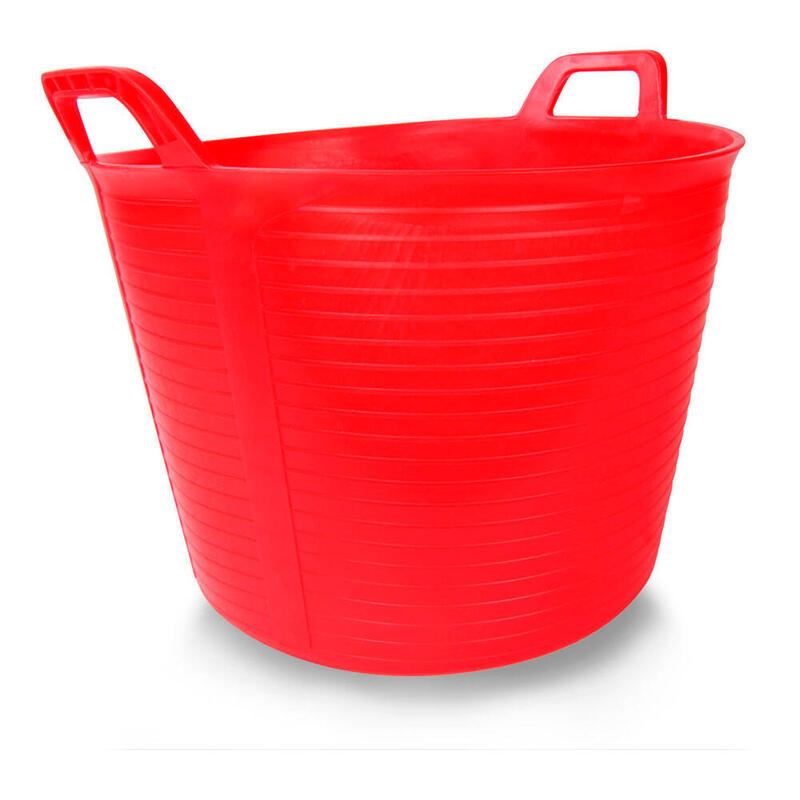 Pack De 2 Unidades - Capazo Plástico Rojo N° 3 (40l.) R88726 Rubi