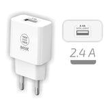 Pack De 2 Unidades - Cargador 12 W Usb-A, 2,4 A Blanco