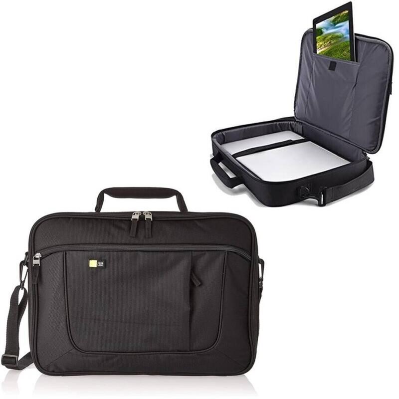 Pack De 2 Unidades Case Logic Maletin De Portatil 15.6" Perfil Rigido Negro Apertura Libro 2 Uds