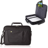 Pack De 2 Unidades Case Logic Maletin De Portatil 15.6" Perfil Rigido Negro Apertura Libro 2 Uds