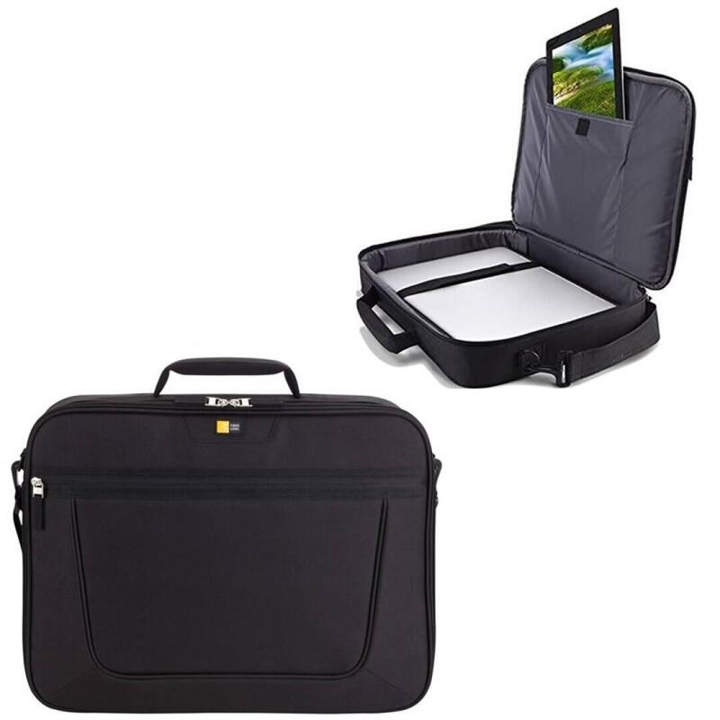 Pack De 2 Unidades Case Logic Maletin De Portatil 17.3" Perfil Rigido Negro Apertura Libro 2 Uds