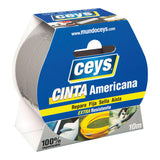 Pack De 2 Unidades - Ceys Cinta Americana Plata Rollo 10m X 50mm 507602