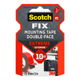 Pack De 2 Unidades - Cinta Doble Cara De Montaje Extreme Para Exteriores, Máx 10 Kg 19mmx1,5m