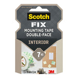 Pack De 2 Unidades - Cinta Doble Cara De Montaje Para Interiores, Máx 7 Kg, 19mmx1,5m