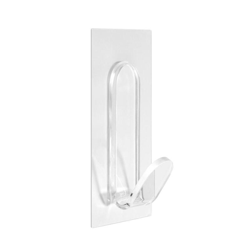 Pack De 2 Unidades - Colgador Adherente Reutilizable "J" Transparente 1296-0 Inofix