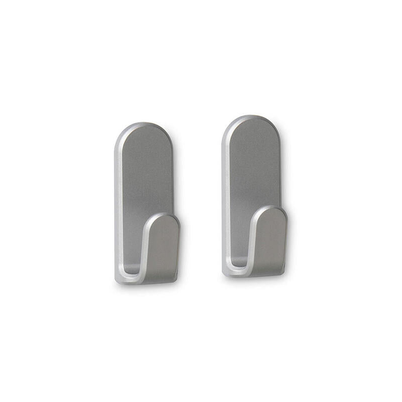 Pack De 2 Unidades - Colgador Adhesivo Taga Cromo Mate, 2 Uds