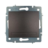 Pack De 2 Unidades - Conmutador Interruptor Empotrar Sin Marco 10ax 250 V~ Grafito